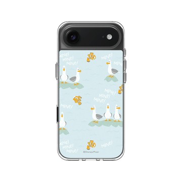 iPhone Air Clear Case（相機按鈕） 透明 - 迪士尼-皮克斯 PIXAR - 海底總動員-海平面派對