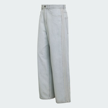 Adidas 愛迪達 Denim Jeans KS6845 男 長褲 牛仔長褲 灰 丹寧 撞色