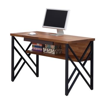 【唯熙傢俱】諾亞胡桃雙色4.2尺書桌