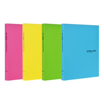 ECO Chungwoon 彩色資料夾 A4 30頁 韓國製  顏色隨機  4本