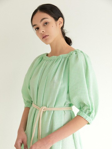 Off-Shoulder Dress_L.Green