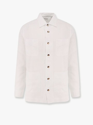 Easy fit linen shirt - BRUNELLO CUCINELLI - gender_Man