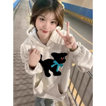已售9642件💖赤道少女 純棉連帽衛衣 帽t 薄衛衣 長袖上衣 oversize 帽t 潮流衣服 ins風 刷毛 印花