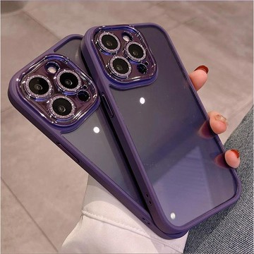 星耀 自帶閃粉鏡頭膜 適用 蘋果 iphone 14 13 12 11 pro max i14 手機殼 防摔殼 保護殼