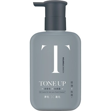 澎澎MAN TONE UP-液態皂洗顏露-控油抗痘