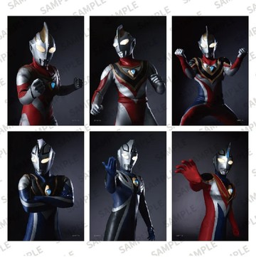 【超人力霸王】 收藏卡 蓋亞&亞格款 (共6張)