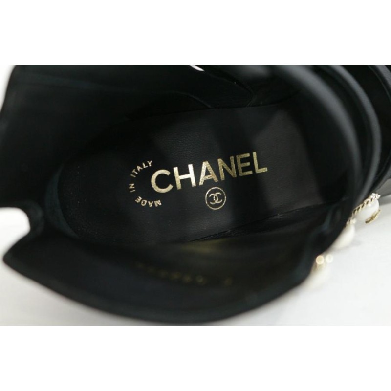 CHANEL ブーティ　ブラウン　サイドジップ スエード　ココマーク シャネル(CHANEL)シャネル ココマーク ブーツ 靴 レディース