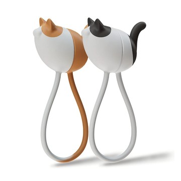 ZOO 動物收線球 - 寵物系 叢林系 2個一入/共2入 鱷魚/河馬, 大象/長頸鹿