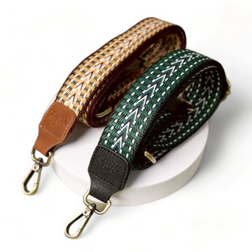 【CALTAN】圖騰紋可拆式帆布背帶-239005 239006