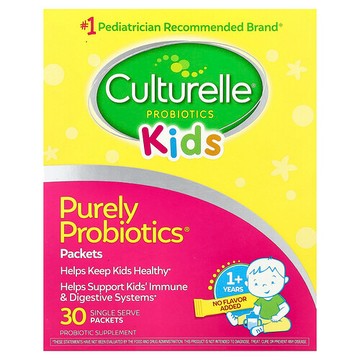Culturelle, 兒童，純益生菌，30 個獨立包裝