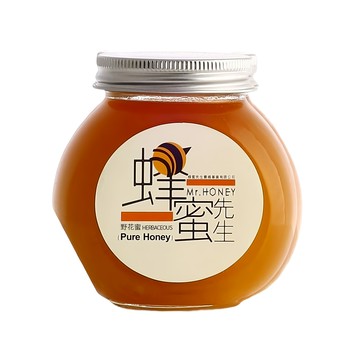 Mr.HONEY 蜂蜜先生 野花蜜 嚴選嘉義 特殊自然風味 獨特微酸口感和濃郁花草香  240g  1罐