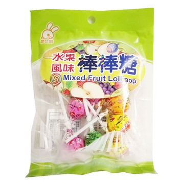 雷比特 綜合水果風味棒棒糖 112g(8支入)