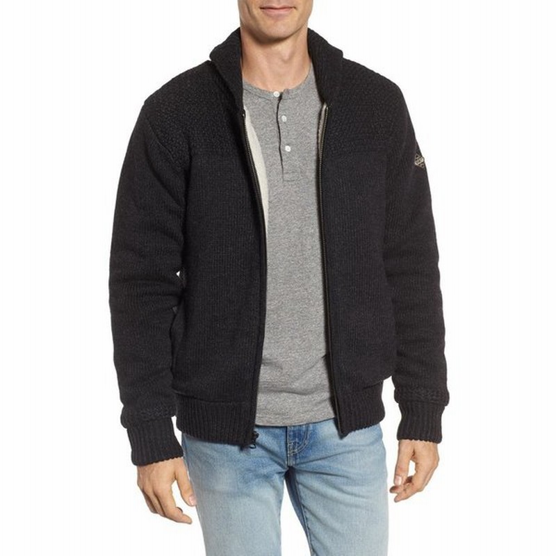 ショット ニューヨーク メンズ ニット セーター アウター Lined Wool Zip Sweater 通販 Lineポイント最大0 5 Get Lineショッピング