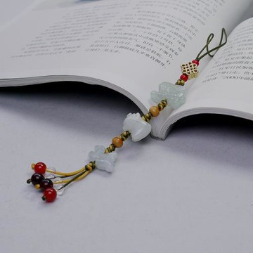 原創天然A貨翡翠生肖三合六合手機鏈馬年本命年吉祥掛飾國風包掛