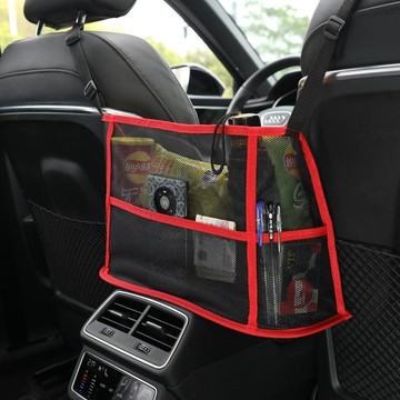車內好物 車內收納 車內小物 汽車座椅間網兜車載多功能收納神器車內儲物掛袋車用椅背置物用品