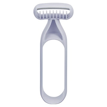E.dot 防刮傷安全美體刀 除毛刀 紫灰色 輕巧便攜  1件  1入