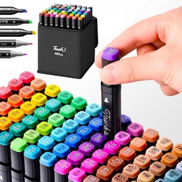 TengYue 48色專業美術雙頭麥克筆 馬克筆 水彩筆 美術筆 動漫色 酒精性墨水筆 彩色筆 畫筆