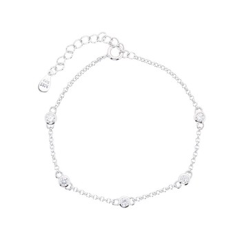 寶麗金珠寶-0.53克拉培育鑽石手鍊