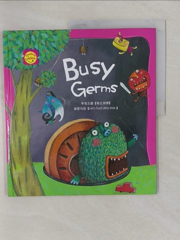 【書寶二手書T1／少年童書_Y79】Busy germs_Butter English原著