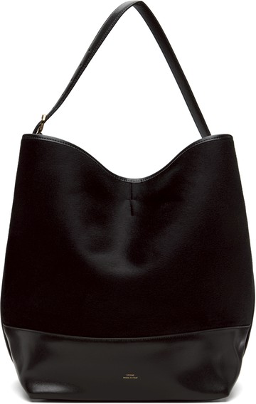 TOTEME 黑色 Belted Doublé 托特包