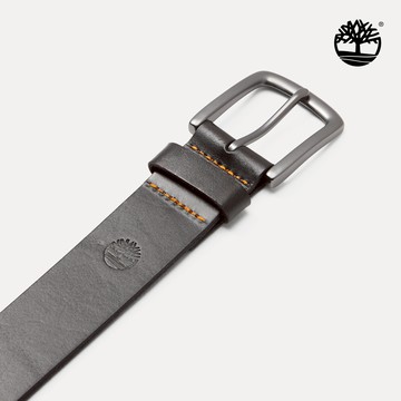 男款黑色皮革皮帶|A5PUN001