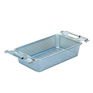 【Trusco】工業風網狀附把手鍍鋅收納盒（大）