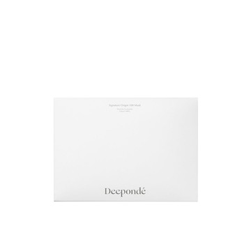 [韓國純素保養] 銀耳原萃保濕面膜 | Deeponde' 白木耳萃取 保濕 抗老化 急救 緊緻毛孔 舒緩 修護 環保