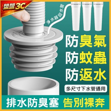 【現貨】排水管防臭密封圈 排水管密封塞 洗衣機排水管 防臭密封圈 洗衣機排水密封圈 防臭塞 地漏蓋 密封塞 排水管接頭