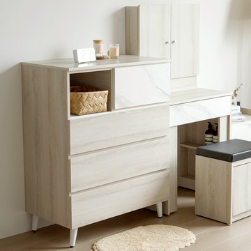 完美主義｜OPAL植木四斗抽屜櫃/收納櫃/櫥櫃/衣櫃/書櫃/置物櫃 簡易時尚大容量收納【Y0084】