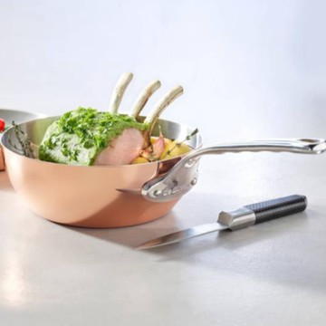 法國製 de Buyer 感應爐適用 PRIMA MATERA 深煎銅鍋 24cm