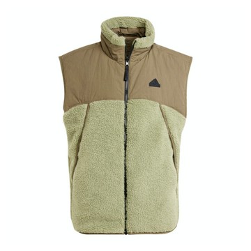 Adidas City Escape V IZ4659 男 背心 運動背心 立領 保暖 舒適 穿搭 綠