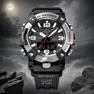 CASIO 卡西歐 G-SHOCK Master of G 越野冒險多功能藍牙金屬圈手錶 開學換新季 送禮推薦 GG-B100XM-1A