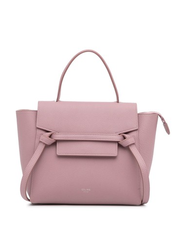 Céline Pre-Owned - nano Belt two-way handbag - women - Calf Leather - One Size - Pink