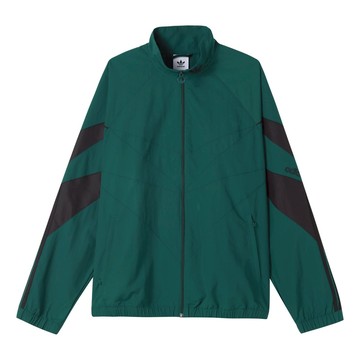 adidas Stripe Stand Collar Jacket Green