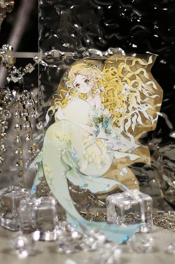 遺落之淚 マーメイド 巨畫幅 PET 和紙膠帶 貝殼光 10米卷