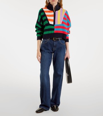 7 For All Mankind Tess high-rise straight jeans