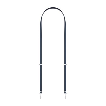 Apple 斜背掛繩 – 藍色