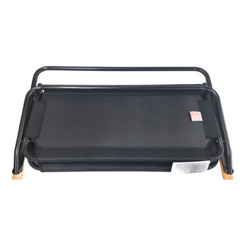 CAPTAIN STAG 鹿牌 戶外露營鋁合金折疊雙人椅-黑色  1個