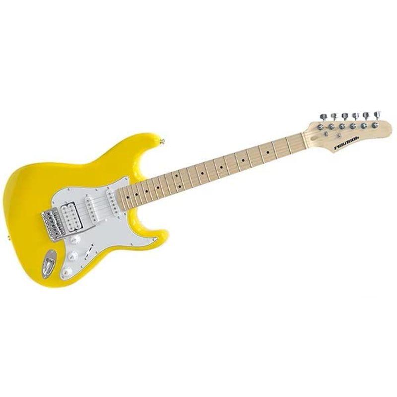 PLAYTECH (プレイテック) エレキギター ストラトキャスタータイプ ST250 S-S-H Maple Yellow