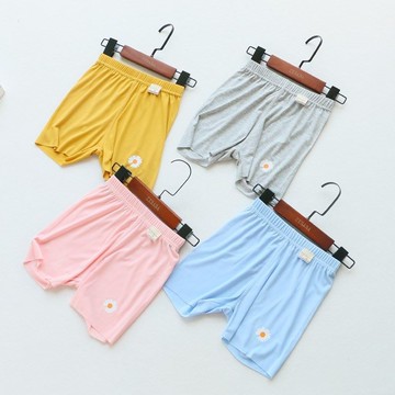 兒童莫代爾無骨超薄短褲21夏童裝男女童寶寶無痕安全三分褲家居褲