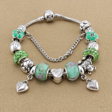 串珠手鍊 手環-優雅復古清新百搭琉璃飾品情人節生日禮物女配件73kc452【獨家進口】【米蘭精品】