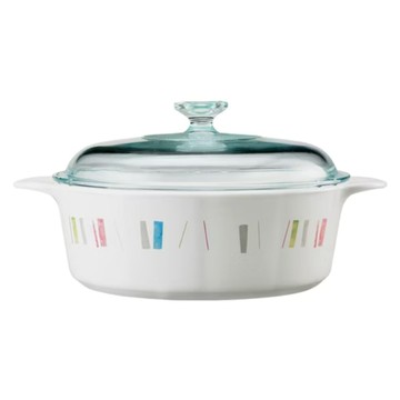 Corelle Brands 康寧餐具 圓型康寧鍋 3.2L  自由彩繪  1個  24cm