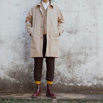 Balmacaan Overcoat 寬松落肩版型大翻領巴爾瑪肯風衣