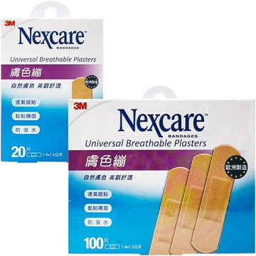 【醫護寶】3M-膚色繃帶 20片/100片