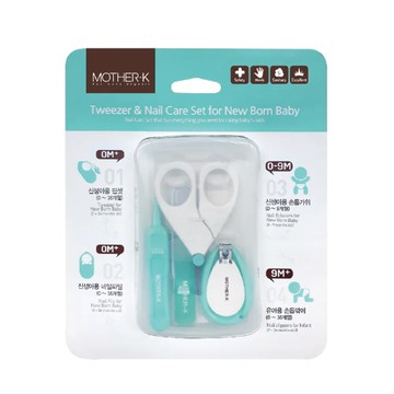 韓國 MOTHER-K 寶寶成長修甲4件組