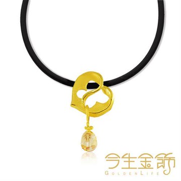 【今生金飾】心舞墬(時尚黃金墬子)