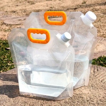 摺疊水袋 露營 儲水袋 水袋 塑料袋 折疊袋 手提 蓄水袋 裝水袋 分裝袋 登山 手提袋【GK205】123便利屋