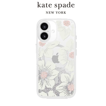 kate spade iPhone16 系列 MagSafe 精品手機殼 流沙經典蜀葵 - IPHONE16