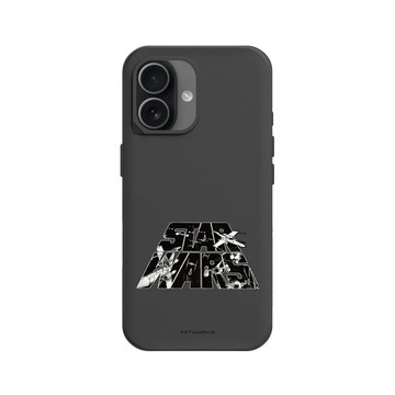 iPhone 17 SolidX 黑 - 迪士尼-星際大戰 Star Wars - Spaceship Logo-經典