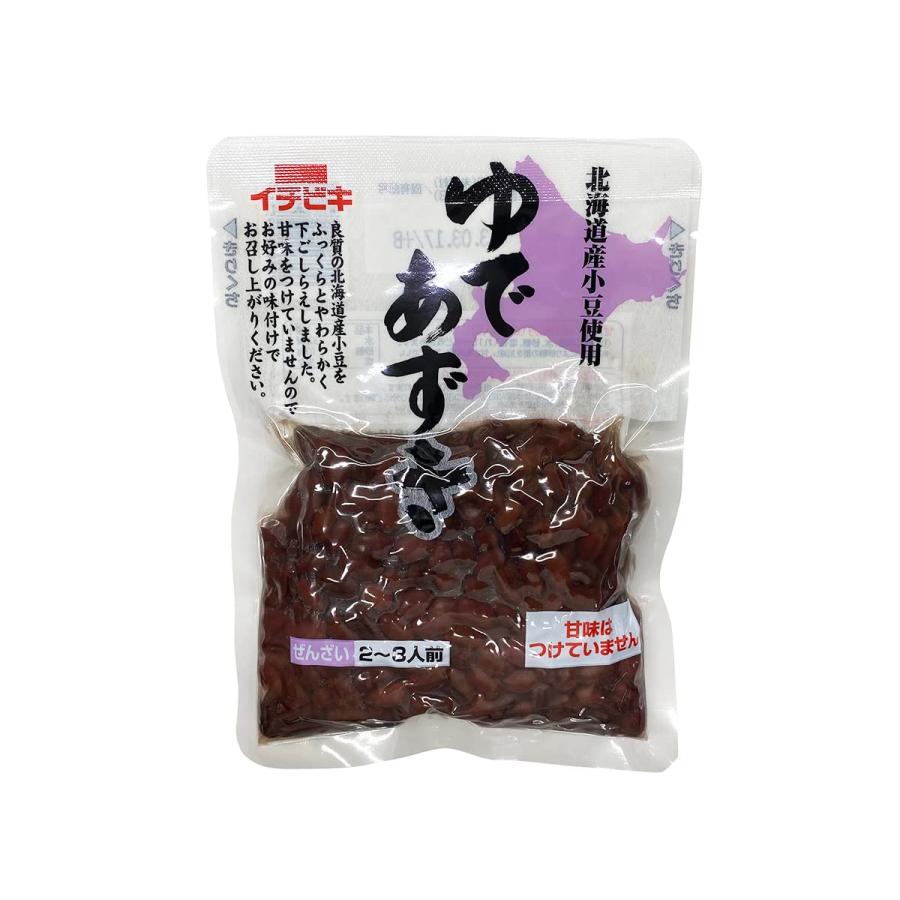 イチビキ ゆであずき 180g （パック） 北海道産の小豆を使用